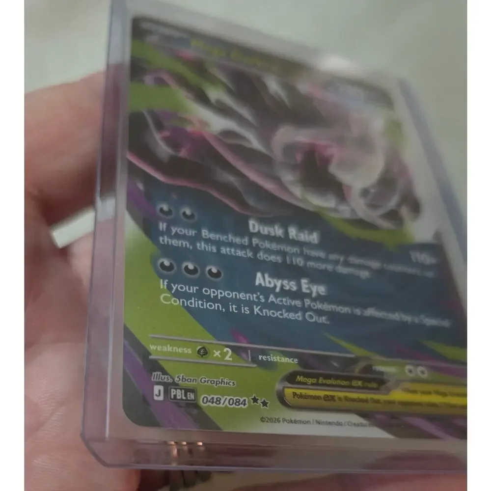 Mega Darkrai ex 048/084 Double Rare Pitch Black Pokemon New